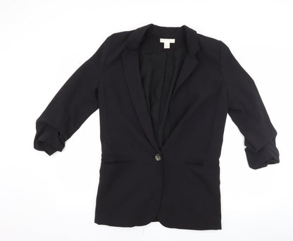H&M Womens Black   Jacket Suit Jacket Size 10