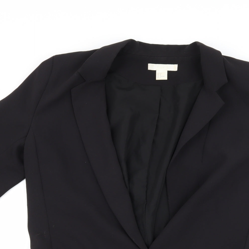 H&M Womens Black   Jacket Suit Jacket Size 10