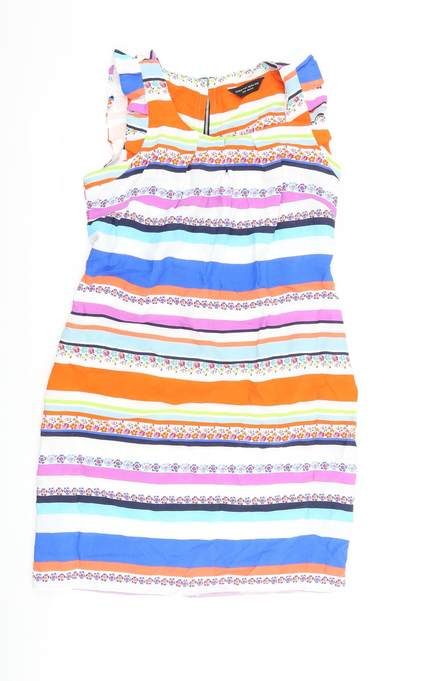 Dorothy Perkins Womens Multicoloured Striped  Shift  Size 12