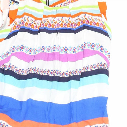 Dorothy Perkins Womens Multicoloured Striped  Shift  Size 12