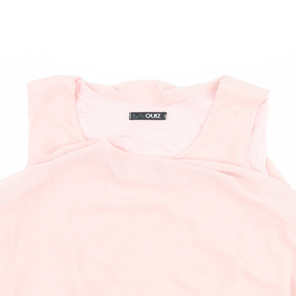 Quiz Womens Pink   Basic Tank Size S