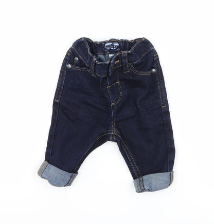 NEXT Baby Blue  Denim Capri Jeans Size 3-6 Months