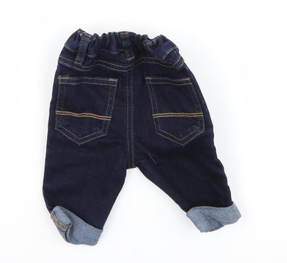 NEXT Baby Blue  Denim Capri Jeans Size 3-6 Months