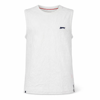 Slazenger Boys White   Basic Tank Size 9-10 Years