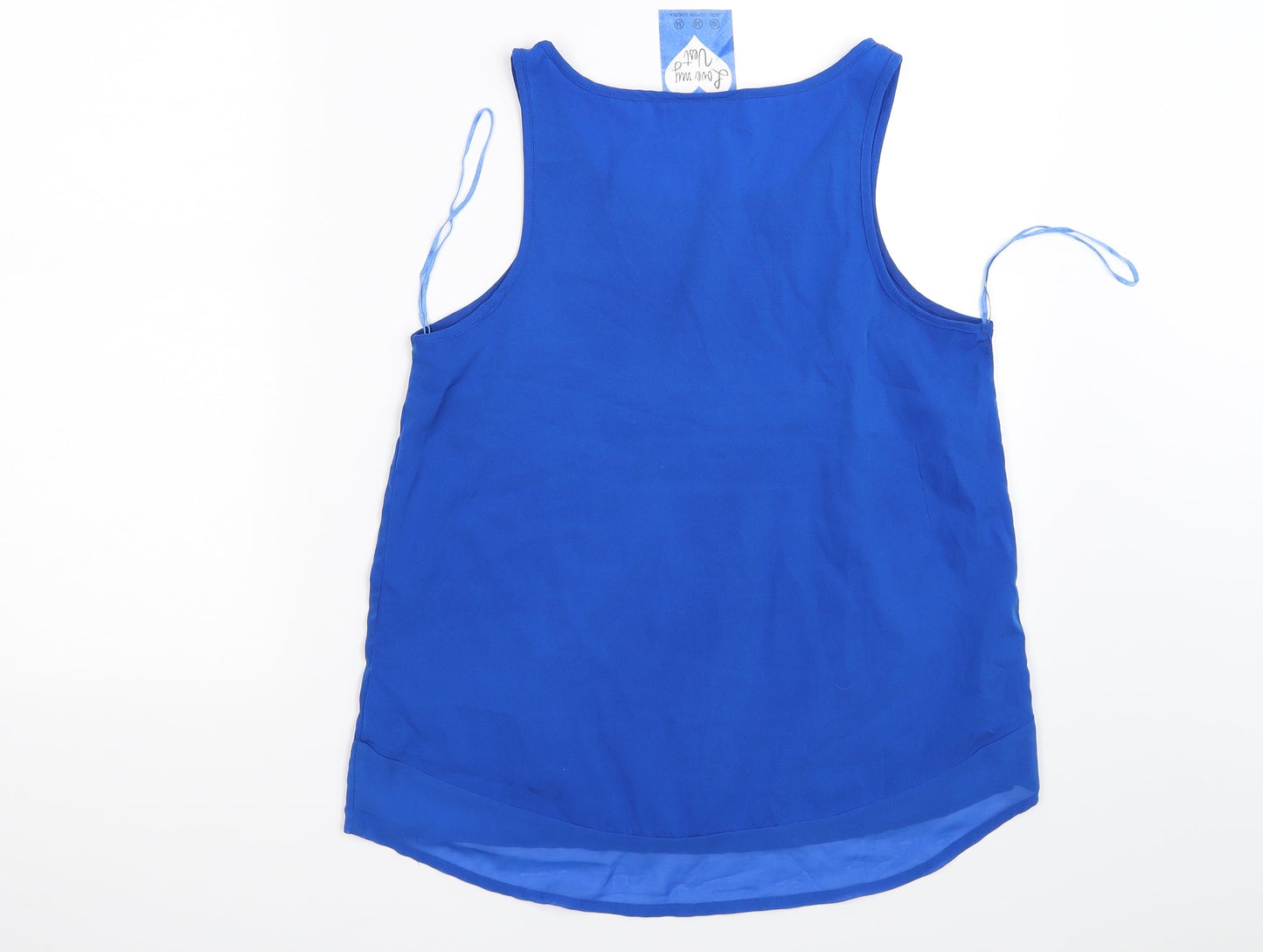 Womens UK Size 10 Atmosphere Blue Tunic Tank