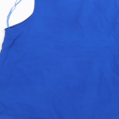 Womens UK Size 10 Atmosphere Blue Tunic Tank