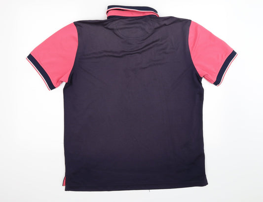 izdo Mens Purple    Polo Size M