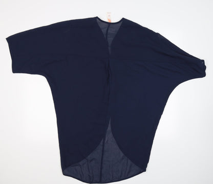 Ocean Club Womens Blue  Chiffon Cardigan Jumper Size 10  - beach wear