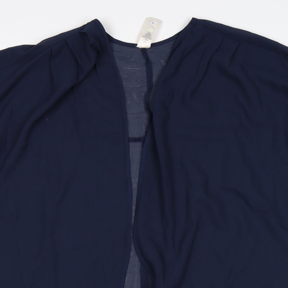 Ocean Club Womens Blue  Chiffon Cardigan Jumper Size 10  - beach wear