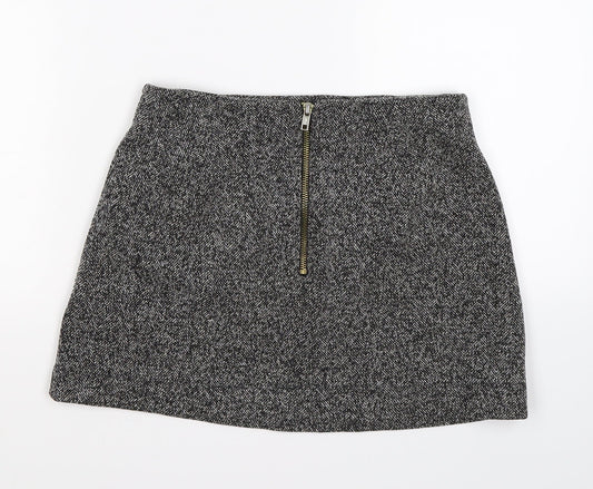 Womens UK Size 8 Topshop A-Line Knit Skirt