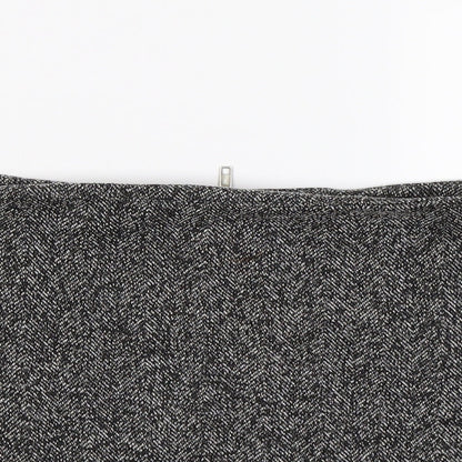 Womens UK Size 8 Topshop A-Line Knit Skirt
