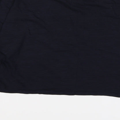 Womens UK Size 12 Topshop Blue Basic T-Shirt