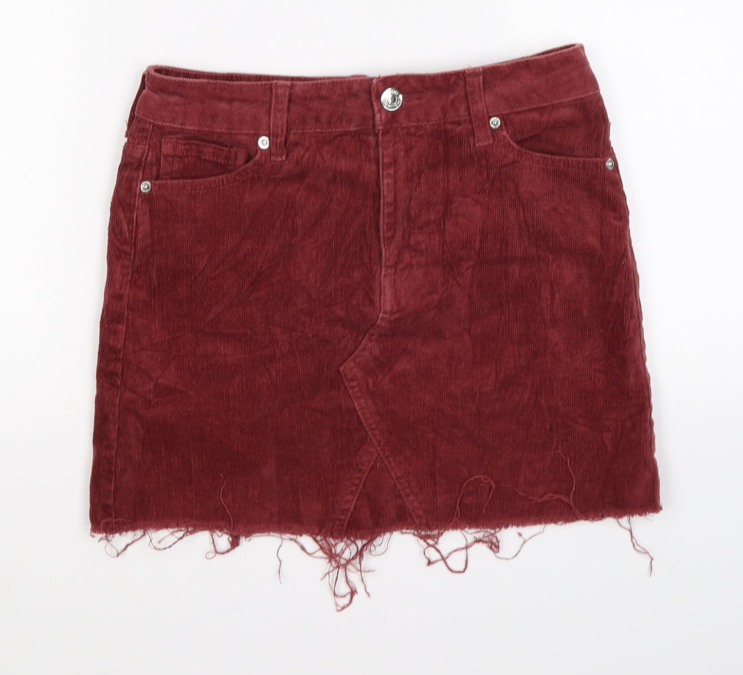 FOREVER 21 Womens Brown  Corduroy Mini Skirt Size XS