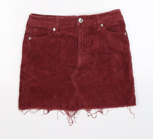 FOREVER 21 Womens Brown  Corduroy Mini Skirt Size XS