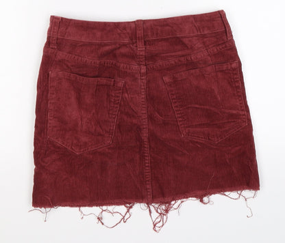FOREVER 21 Womens Brown  Corduroy Mini Skirt Size XS