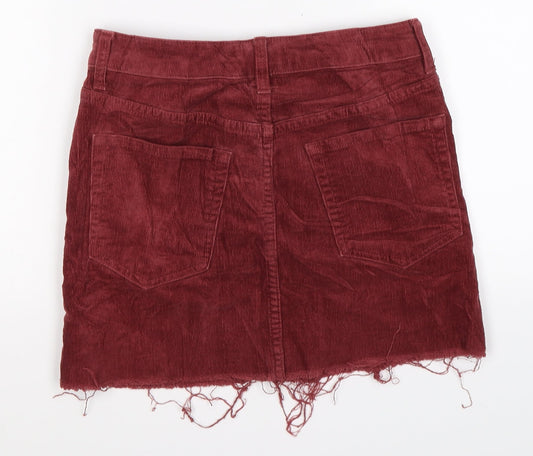 FOREVER 21 Womens Brown  Corduroy Mini Skirt Size XS