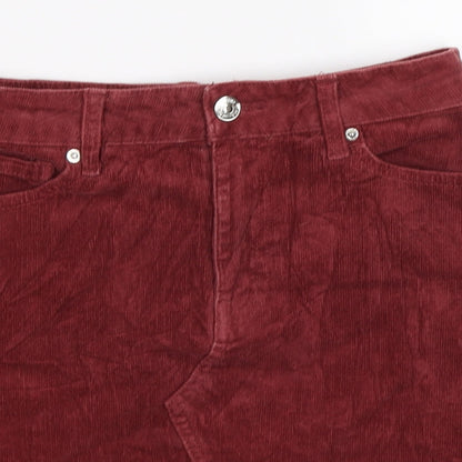 FOREVER 21 Womens Brown  Corduroy Mini Skirt Size XS