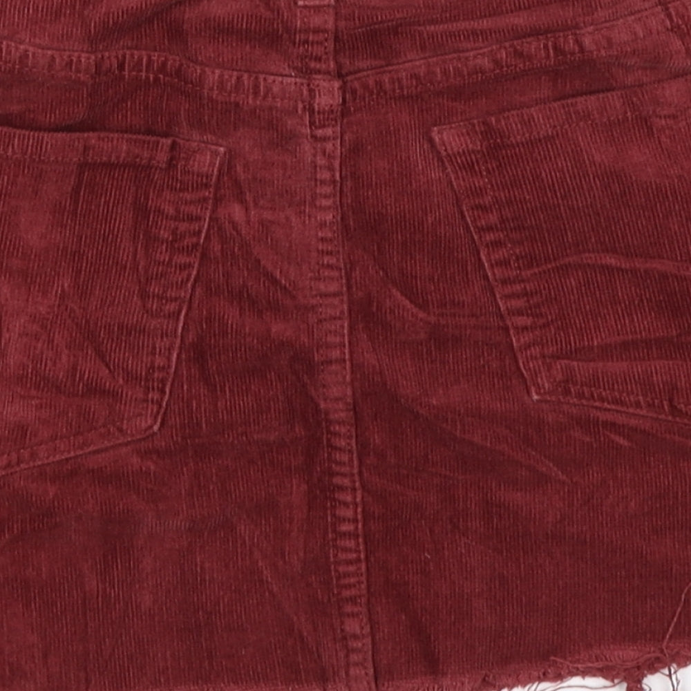 FOREVER 21 Womens Brown  Corduroy Mini Skirt Size XS