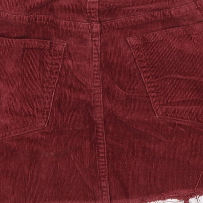 FOREVER 21 Womens Brown  Corduroy Mini Skirt Size XS