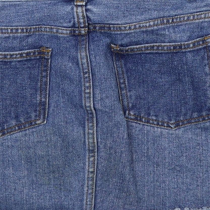 FOREVER 21 Womens Blue  Denim Straight & Pencil Skirt Size S