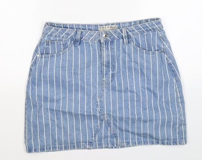Womens UK Size 10 denim co Straight & Pencil Denim Skirt