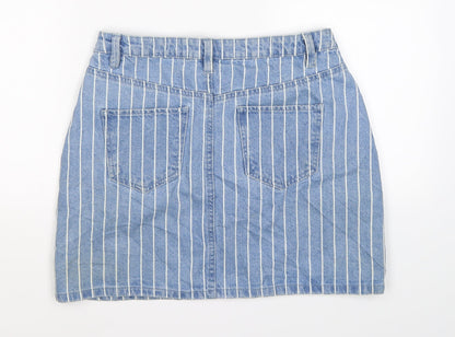 Womens UK Size 10 denim co Straight & Pencil Denim Skirt
