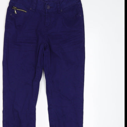 Semir Womens Purple  Denim Skinny Jeans Size S L28 in