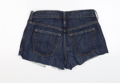 Old Navy Womens Blue  Denim Cut-Off Shorts Size 12