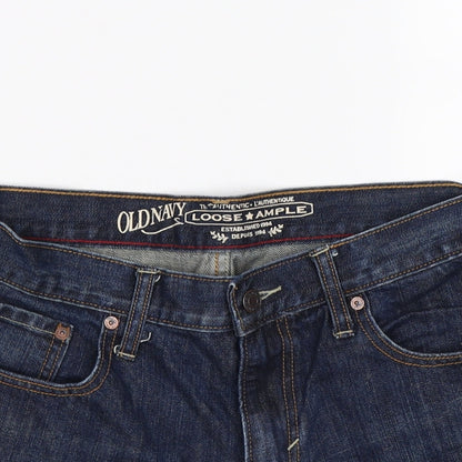 Old Navy Womens Blue  Denim Cut-Off Shorts Size 12