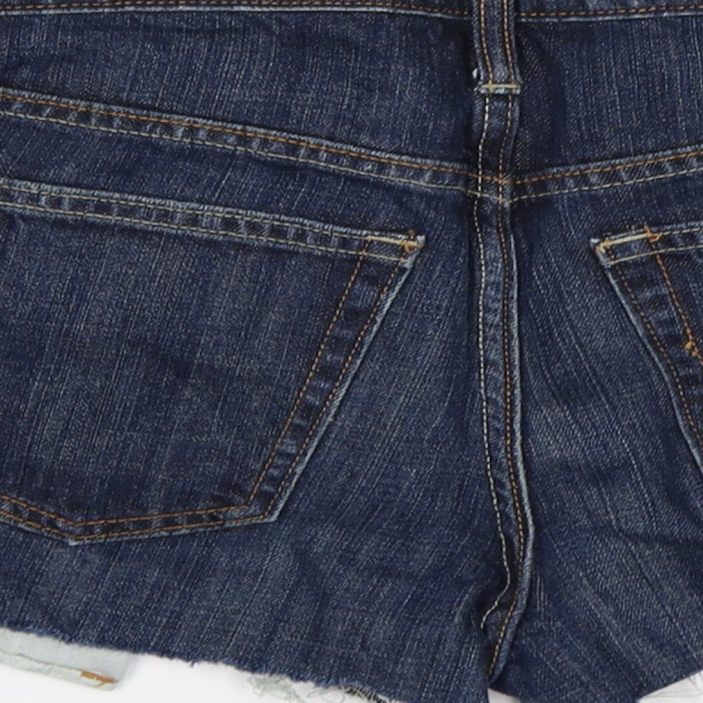 Old Navy Womens Blue  Denim Cut-Off Shorts Size 12