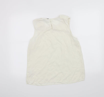 TU Womens White   Camisole Tank Size 12