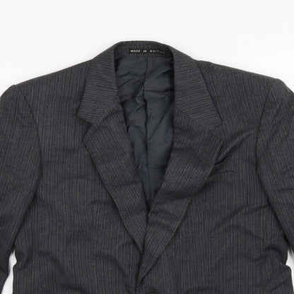 Mens UK Size 38 Greenwoods Regular Grey Suit Jacket