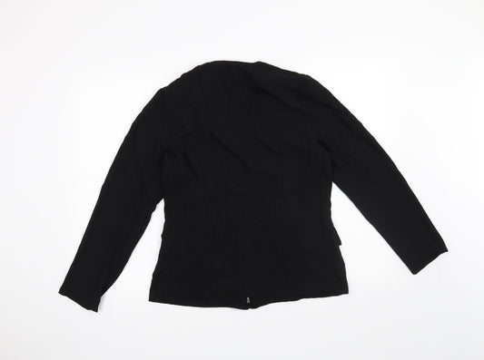 Wallis Womens Black   Jacket Blazer Size 10