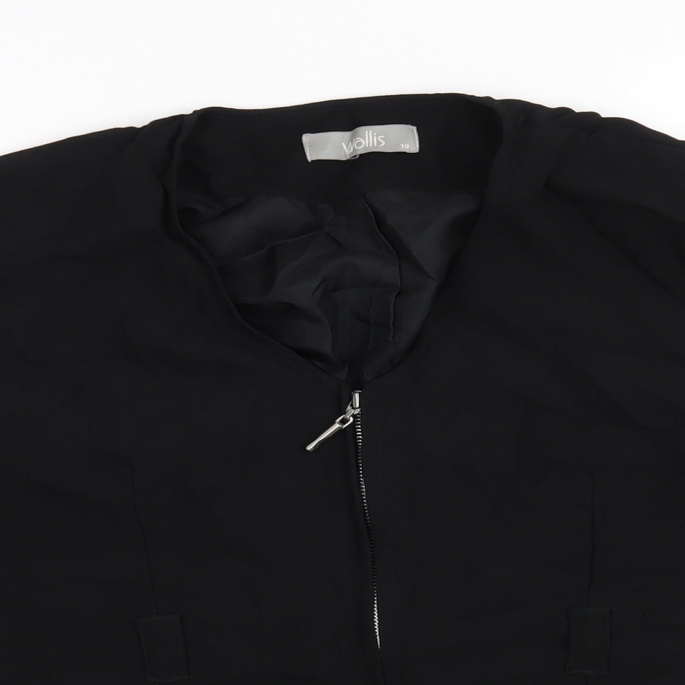 Wallis Womens Black   Jacket Blazer Size 10