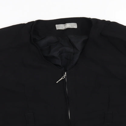Wallis Womens Black   Jacket Blazer Size 10