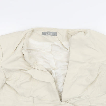 Womens UK Size 14 Wallis White Jacket