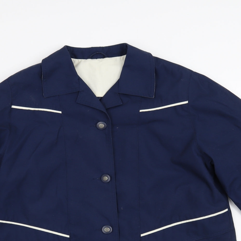 Womens UK Size M Preworn Blue Jacket