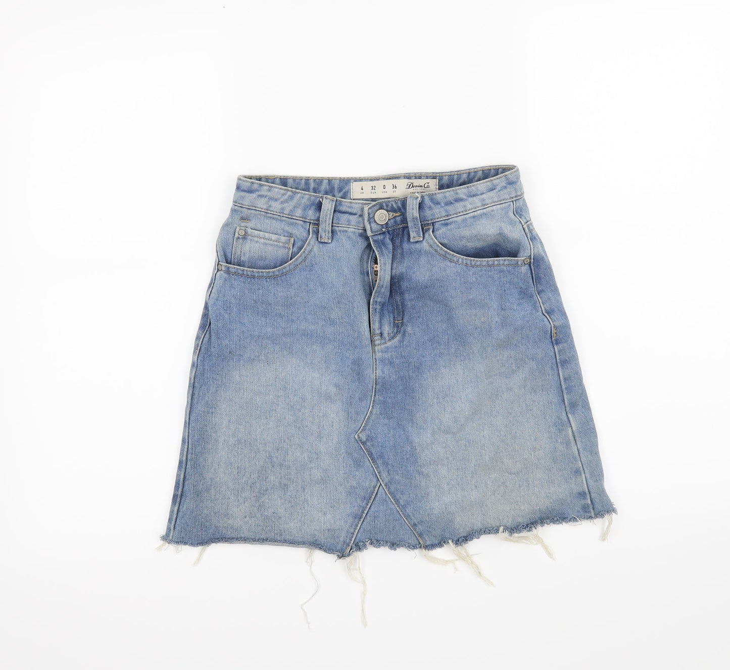 Womens UK Size 4 Denim & Co. A-Line  Skirt