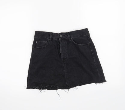 Bershka Womens Black   Mini Skirt Size 8