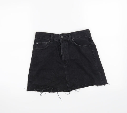 Bershka Womens Black   Mini Skirt Size 8