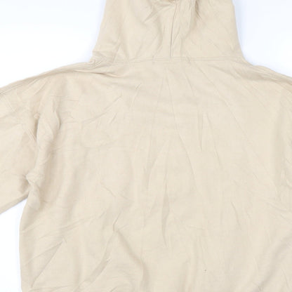 I SAW IT FIRST Womens Beige  Rayon Pullover Hoodie Size S