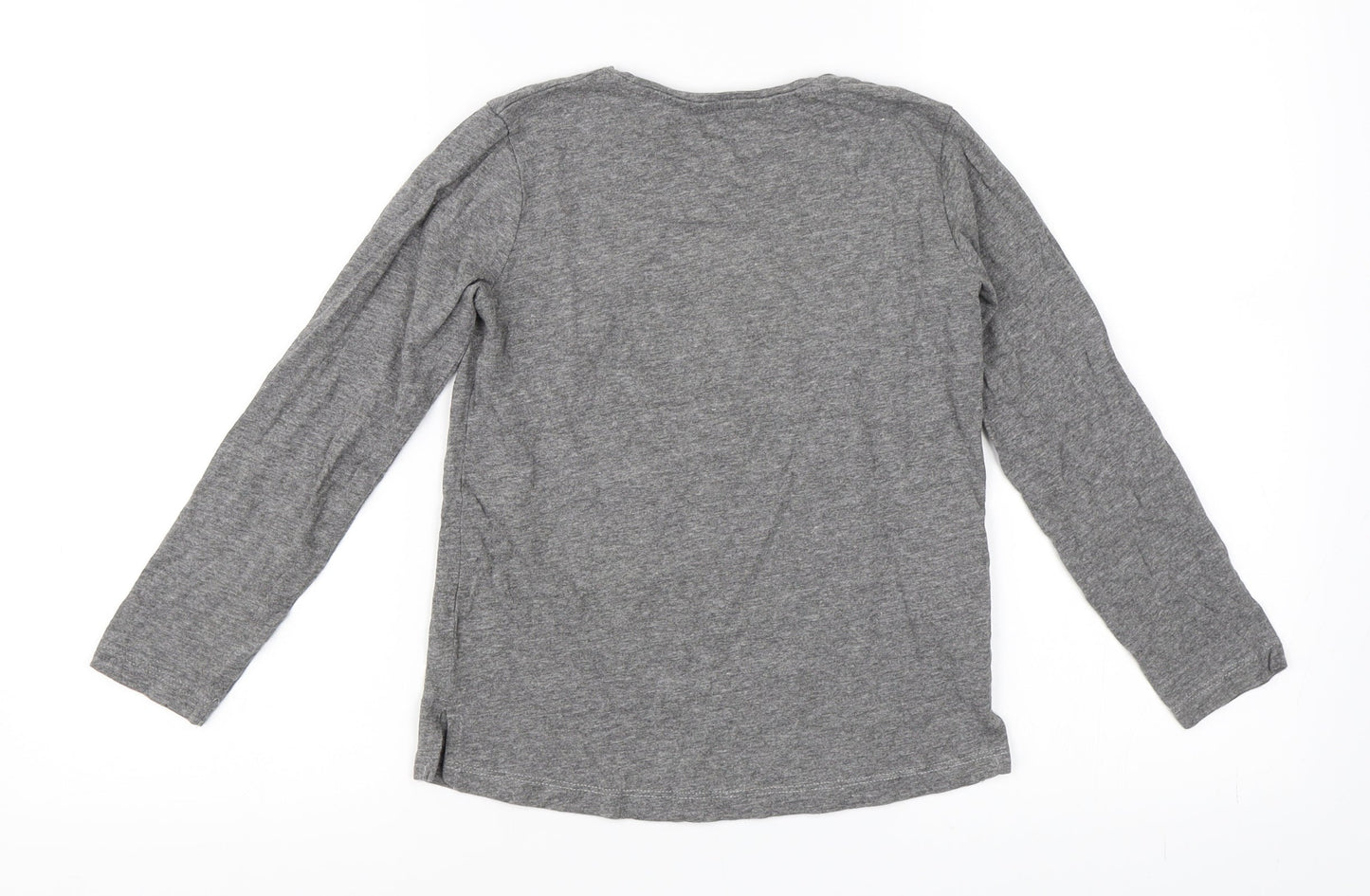 Mango Girls Grey   Basic T-Shirt Size 7-8 Years