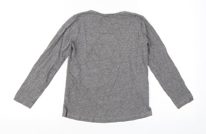 Mango Girls Grey   Basic T-Shirt Size 7-8 Years