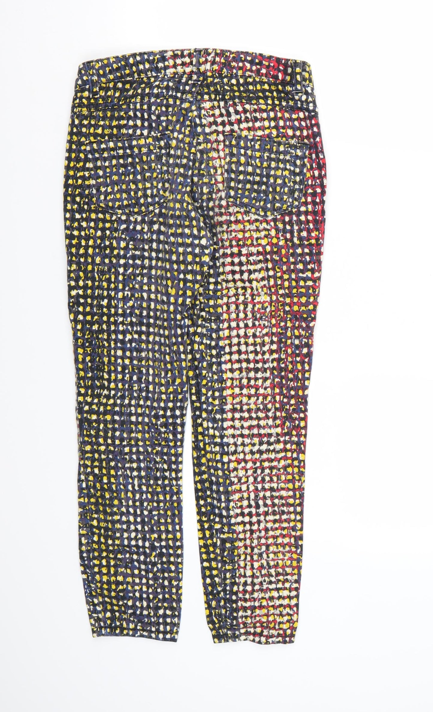 Womens UK Size 6 Sisley Regular Fit Skinny Multicoloured Jeans
