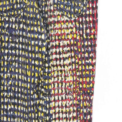 Womens UK Size 6 Sisley Regular Fit Skinny Multicoloured Jeans