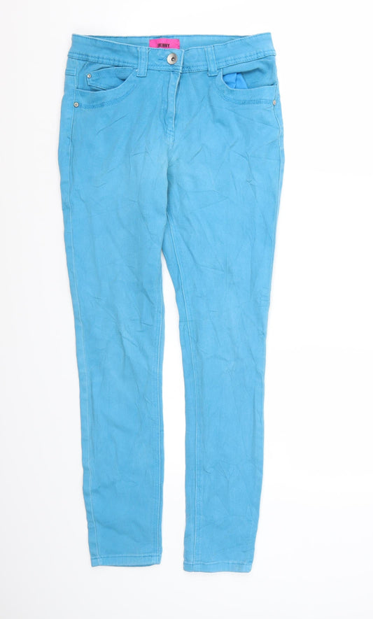 George Womens Blue  Denim Straight Jeans Size 10 L28 in