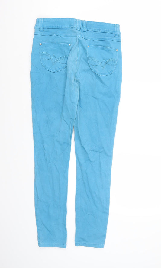 George Womens Blue  Denim Straight Jeans Size 10 L28 in