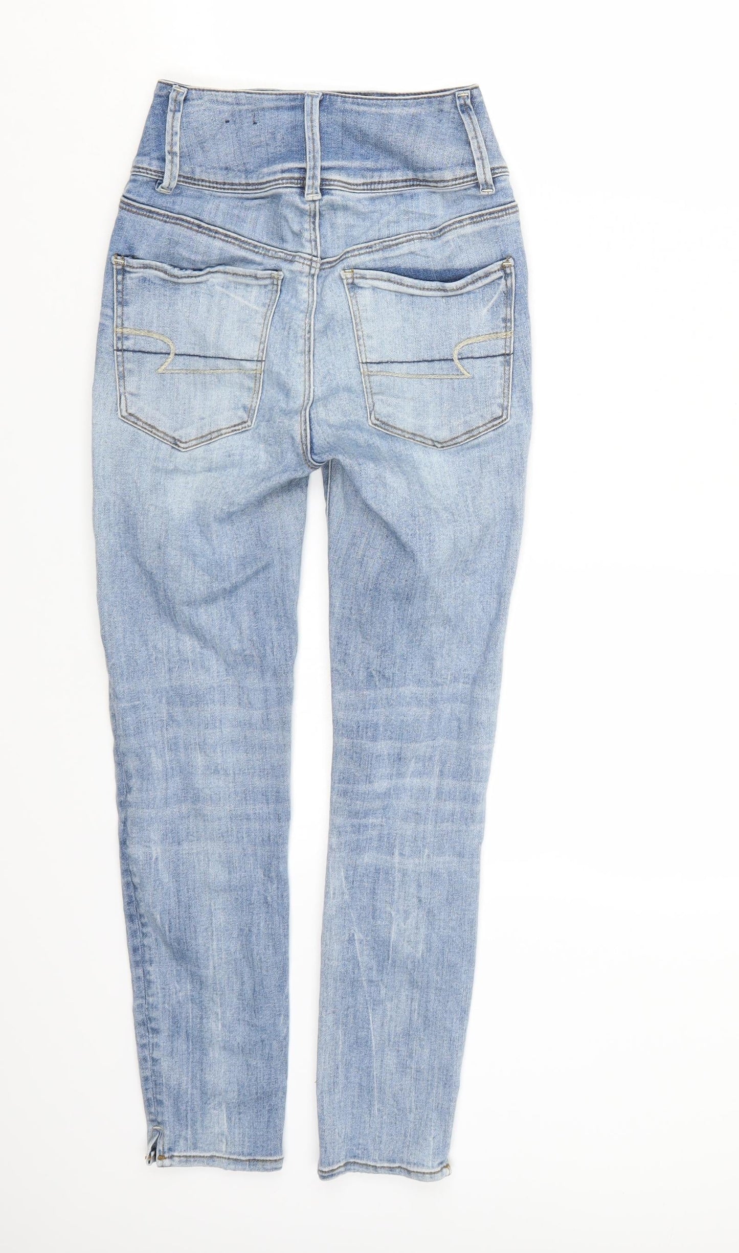 Womens UK Size  American Eagle Outfitters Slim Fit Skinny Blue Jeans