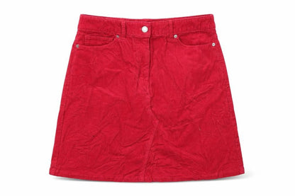 Womens UK Size 12 Marks and Spencer A-Line Corduroy Skirt