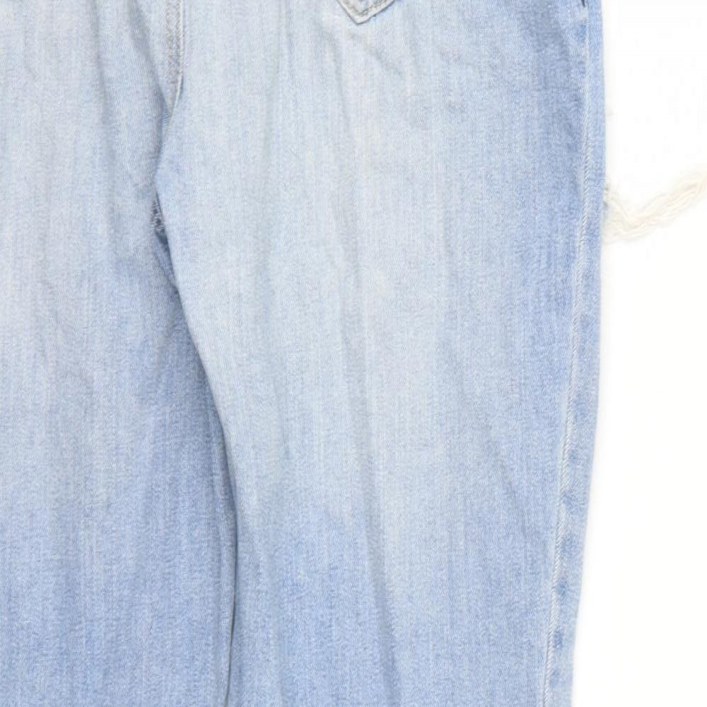 FOREVER 21 Womens Blue  Denim Mom Jeans  L28 in